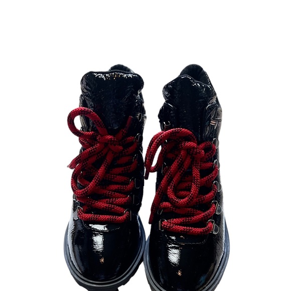 SCHUTZ NICEIA PATENT LEATHER HIKING BOOT - NIB! - Picture 9 of 12